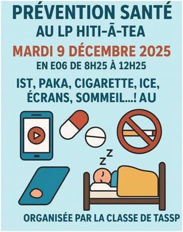 Matinée de prévention santé au LP Hiti-ā-Tea