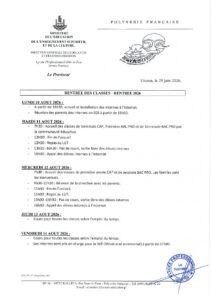 Rentree des classes
